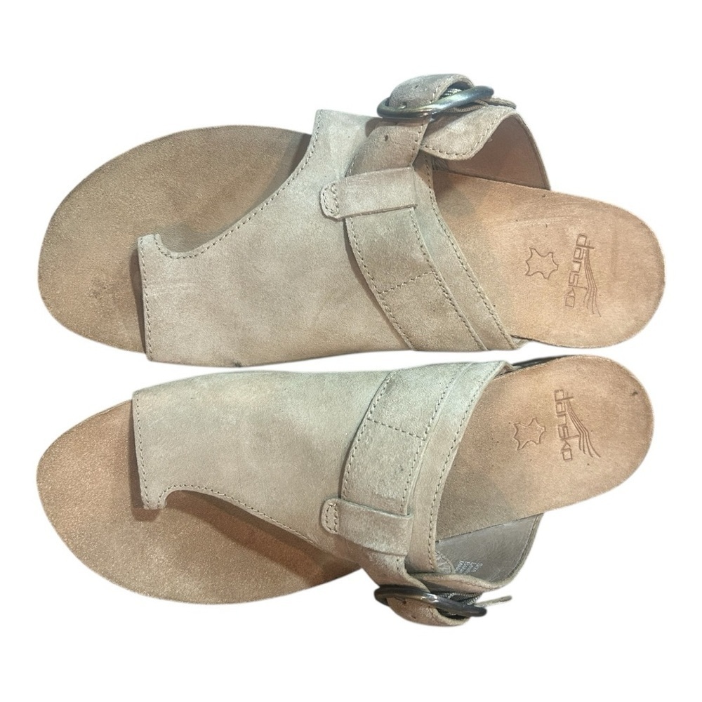 Dansko Suede Comfort Slide Sandals – Taupe – Women’s 41